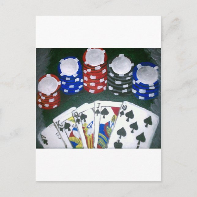 Poker Night Postcard (Front)