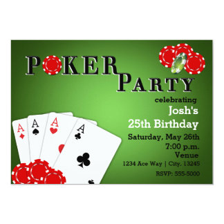 Poker Party Invitations 9