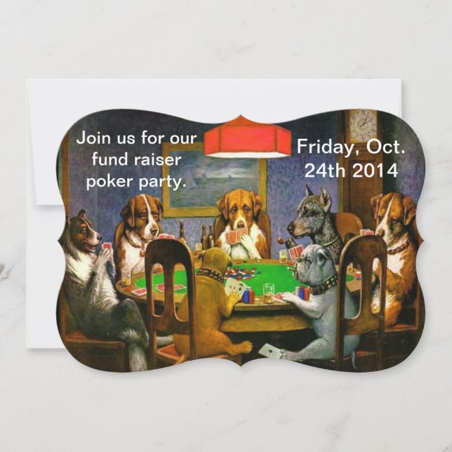 Poker Party Invite (Front)