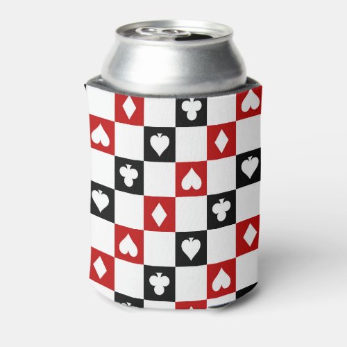 Poker party suit pattern can cooler