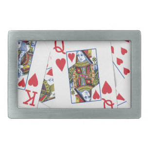 Poker Patterns Rectangular Belt Buckle