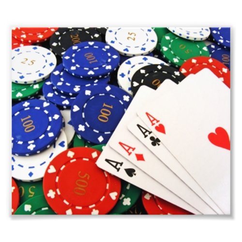 Poker Photo Print