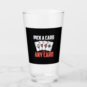 Poker Pick A Card Any Card Glass