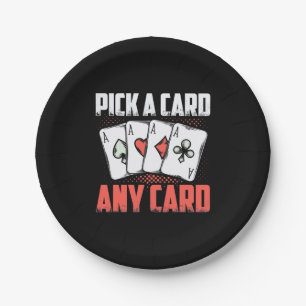 Poker Pick A Card Any Card Paper Plates