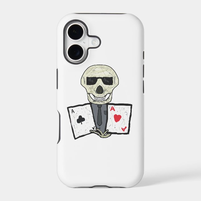Poker Player Aces Iphone Case (Back)