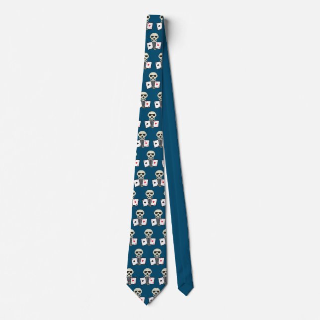 Poker Player Aces Neck Tie (Front)