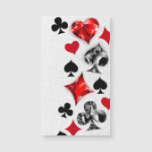 Poker Player Gambler Playing Card Suits Las Vegas (Front)