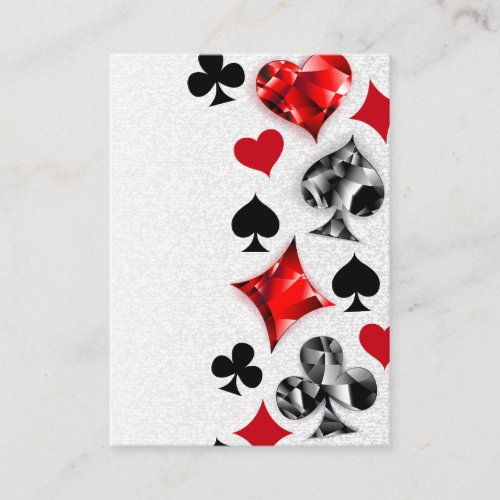 Poker Player Gambler Playing Card Suits Las Vegas