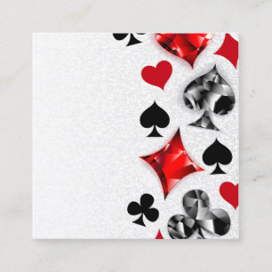 Poker Player Gambler Playing Card Suits Las Vegas