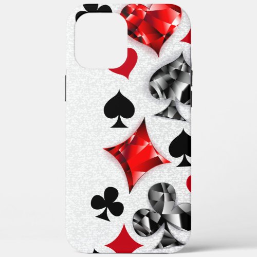 Poker Player Gambler Playing Card Suits Las Vegas iPhone 12 Pro Max Case