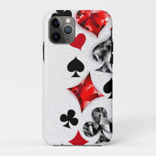 Poker Player Gambler Playing Card Suits Las Vegas iPhone 11 Pro Case