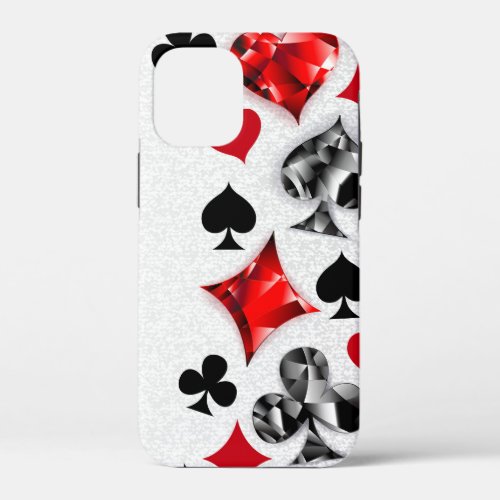 Poker Player Gambler Playing Card Suits Las Vegas iPhone 12 Mini Case