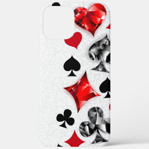 Poker Player Gambler Playing Card Suits Las Vegas iPhone 12 Pro Max Case