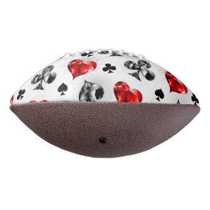Poker Player Gambler Playing Card Suits Las Vegas Football