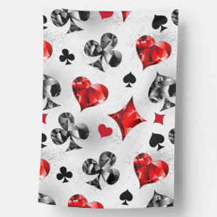 Poker Player Gambler Playing Card Suits Las Vegas House Flag
