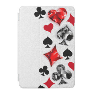 Poker Player Gambler Playing Card Suits Las Vegas iPad Mini Cover