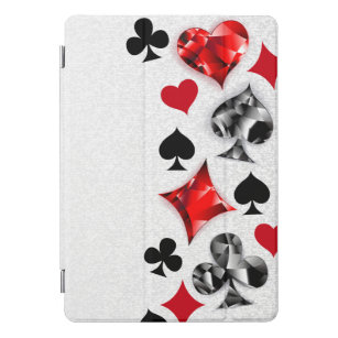 Poker Player Gambler Playing Card Suits Las Vegas iPad Pro Cover