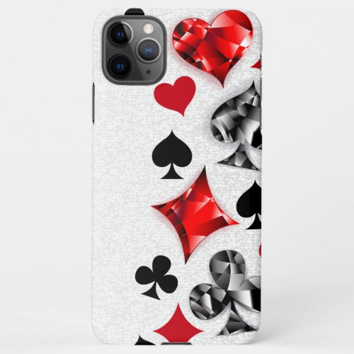 Poker Player Gambler Playing Card Suits Las Vegas iPhone 11Pro Max Case