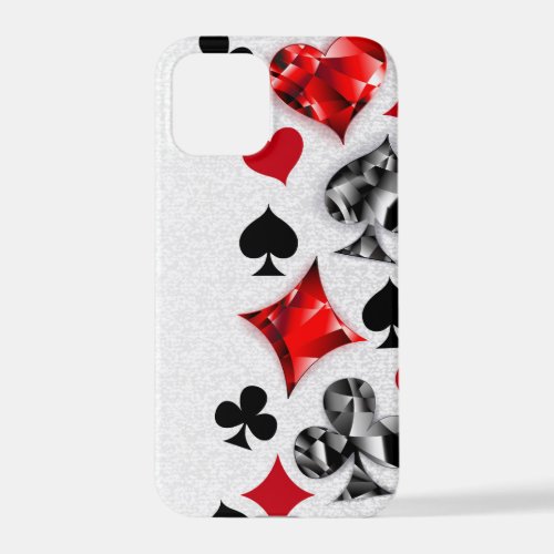 Poker Player Gambler Playing Card Suits Las Vegas iPhone 12 Pro Case