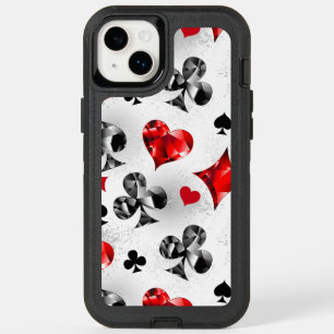 Poker Player Gambler Playing Card Suits Las Vegas OtterBox iPhone 14 Plus Case