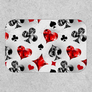 Poker Player Gambler Playing Card Suits Las Vegas Patch