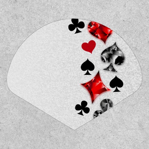 Poker Player Gambler Playing Card Suits Las Vegas Patch