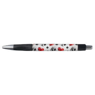 Poker Player Gambler Playing Card Suits Las Vegas Pen
