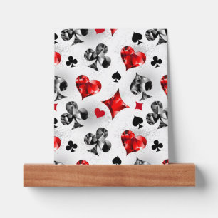 Poker Player Gambler Playing Card Suits Las Vegas Picture Ledge