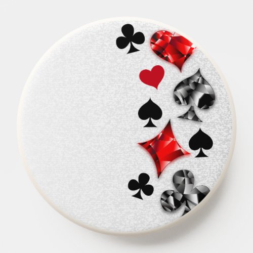 Poker Player Gambler Playing Card Suits Las Vegas PopSocket