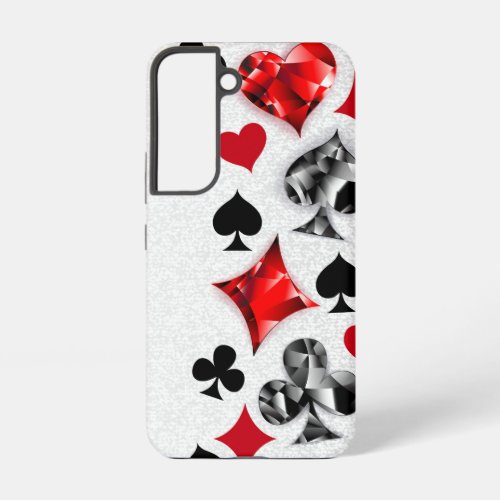Poker Player Gambler Playing Card Suits Las Vegas Samsung Galaxy S22 Case