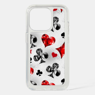 Poker Player Gambler Playing Card Suits Las Vegas iPhone 15 Pro Case