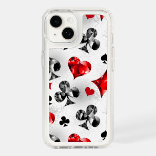 Poker Player Gambler Playing Card Suits Las Vegas Speck iPhone 14 Case