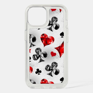 Poker Player Gambler Playing Card Suits Las Vegas iPhone 15 Case