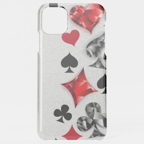 Poker Player Gambler Playing Card Suits Las Vegas iPhone 11 Pro Max Case