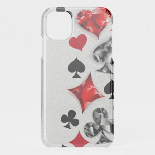 Poker Player Gambler Playing Card Suits Las Vegas iPhone 11 Case