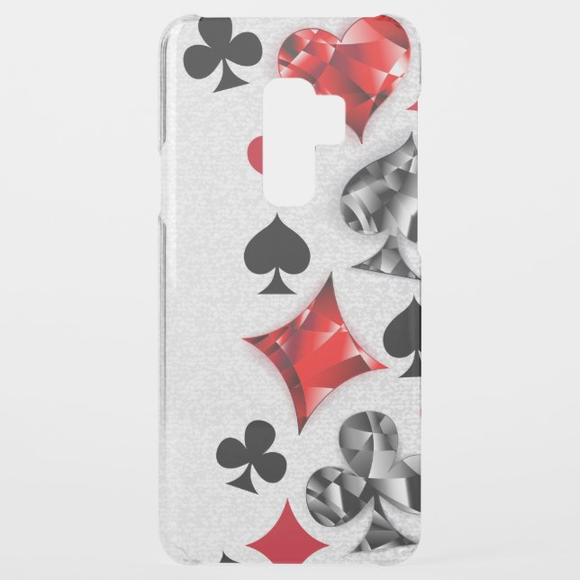 Poker Player Gambler Playing Card Suits Las Vegas Uncommon Samsung Galaxy Case (Back)