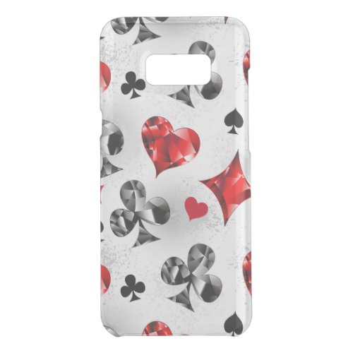 Poker Player Gambler Playing Card Suits Las Vegas Uncommon Samsung Galaxy S8 Case