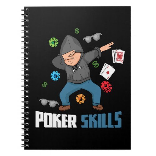 Poker Player Gifts Men Texas Holdem Casino Poker Notebook