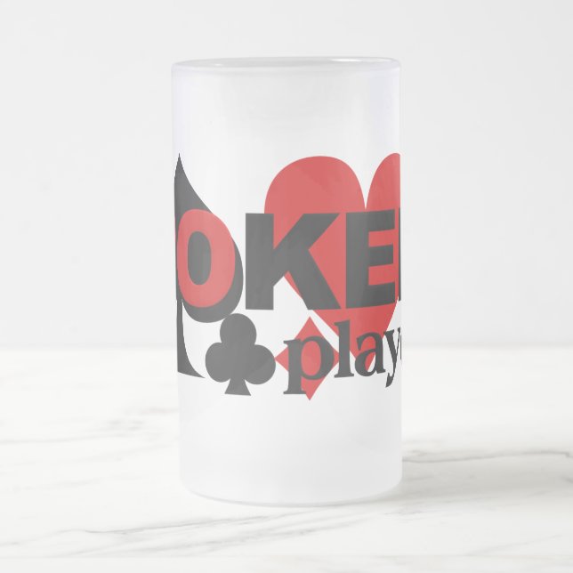 Poker Player mug (Center)