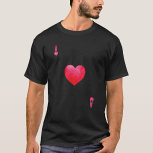 Poker Playing Card Ace Of Hearts T-Shirt