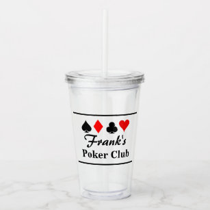 Plain Clear Acrylic Tumbler, Zazzle