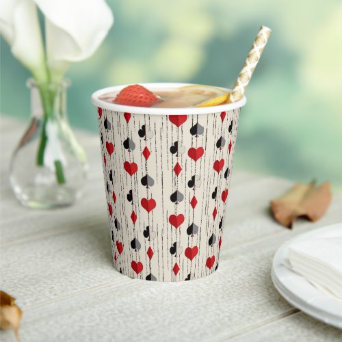 Poker Playing Card Symbols Paper Cups