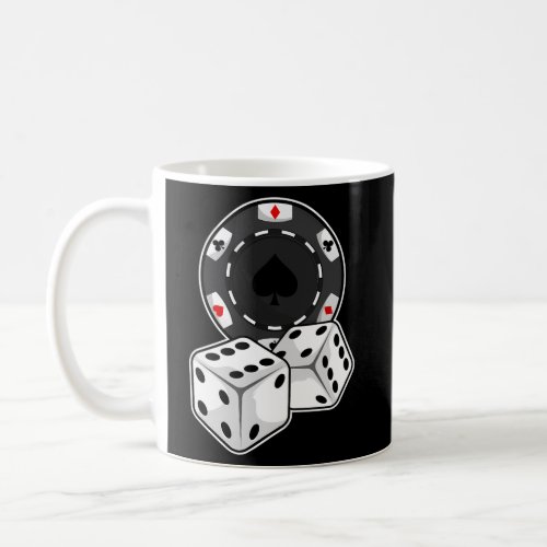 Poker Poker Chip Cube Coffee Mug