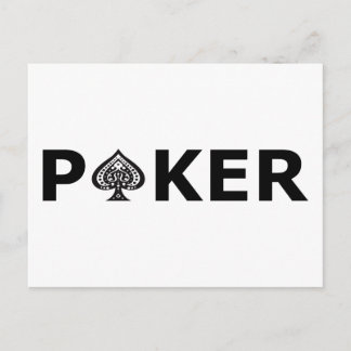 Poker Postcard