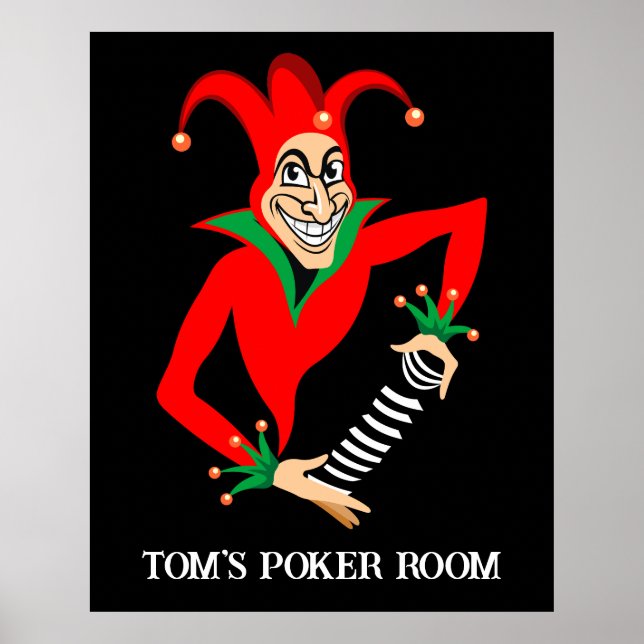 Poker Poster - Customizable - Poker Joker (Front)