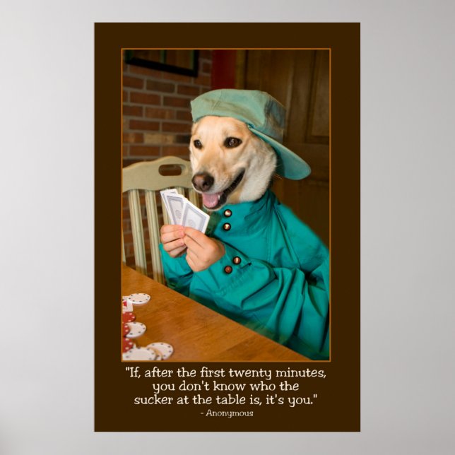 Poker Poster (Dog) (Front)