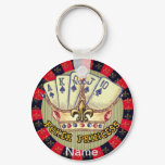 Poker Princess keychain