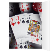 Poker, Quad Jacks Pattern, Cards (Inside (Left))