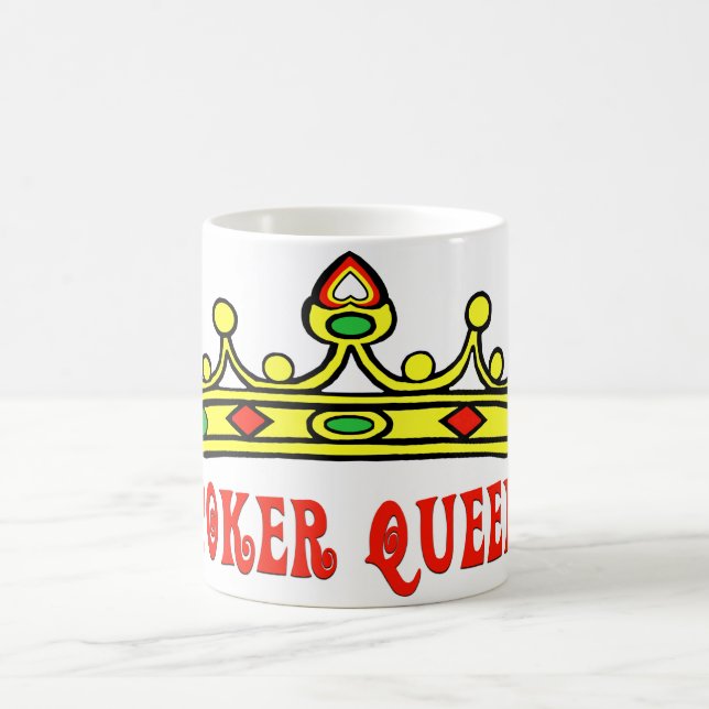 Poker Queen Coffee Mug (Center)