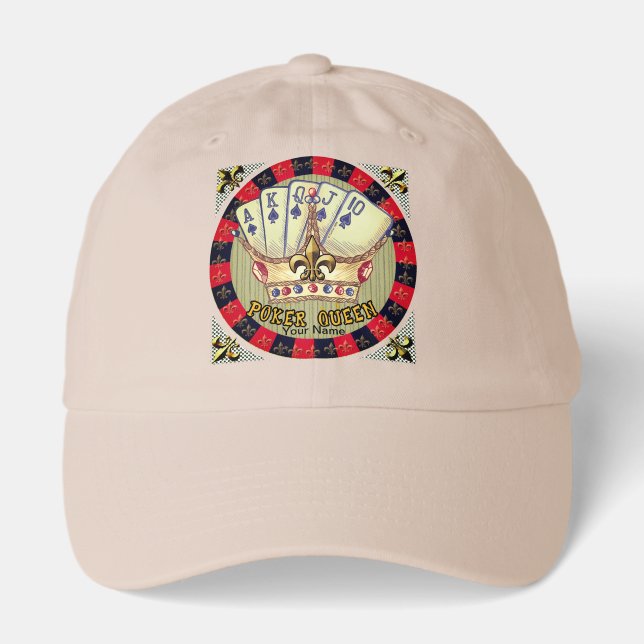 Poker Queen  Hat (Front)